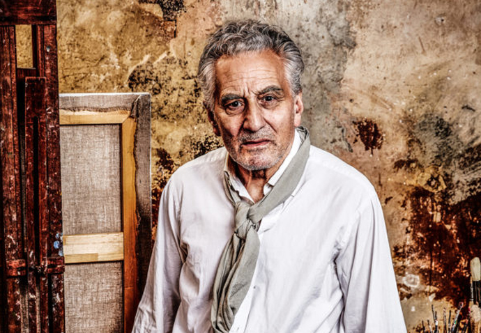 Henry Goodman playing Lucian Freud in play by Alan Franks