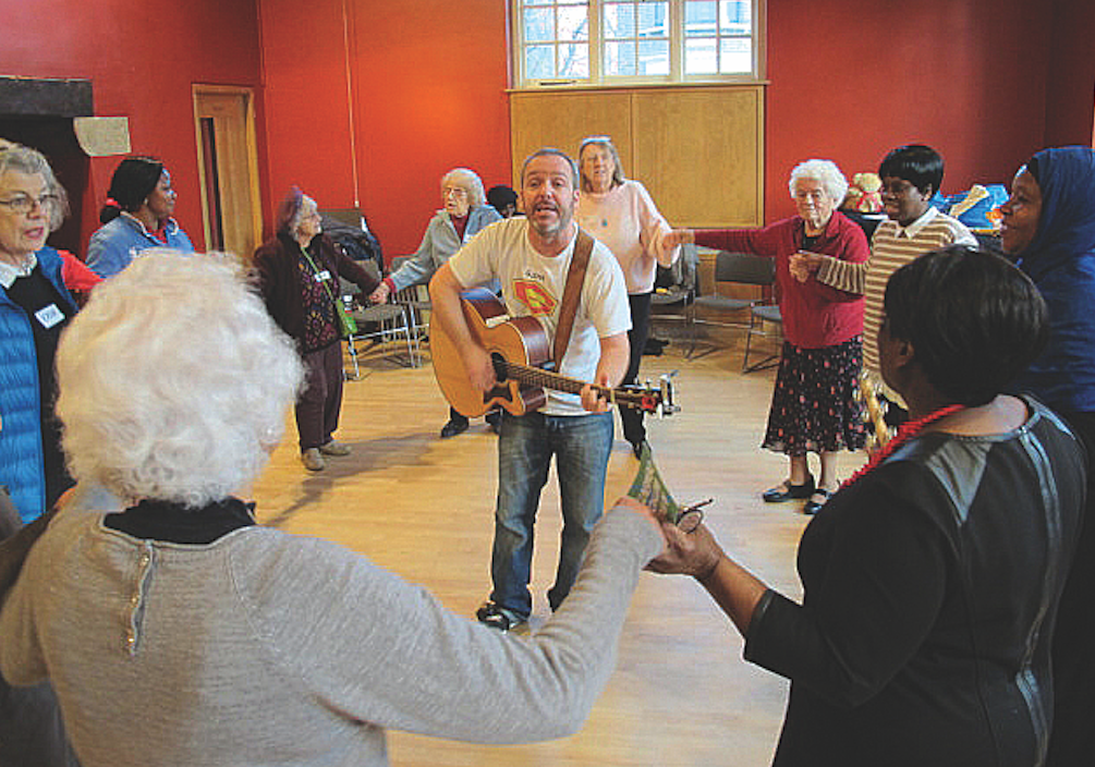 Dementia singing group’s comeback singing2