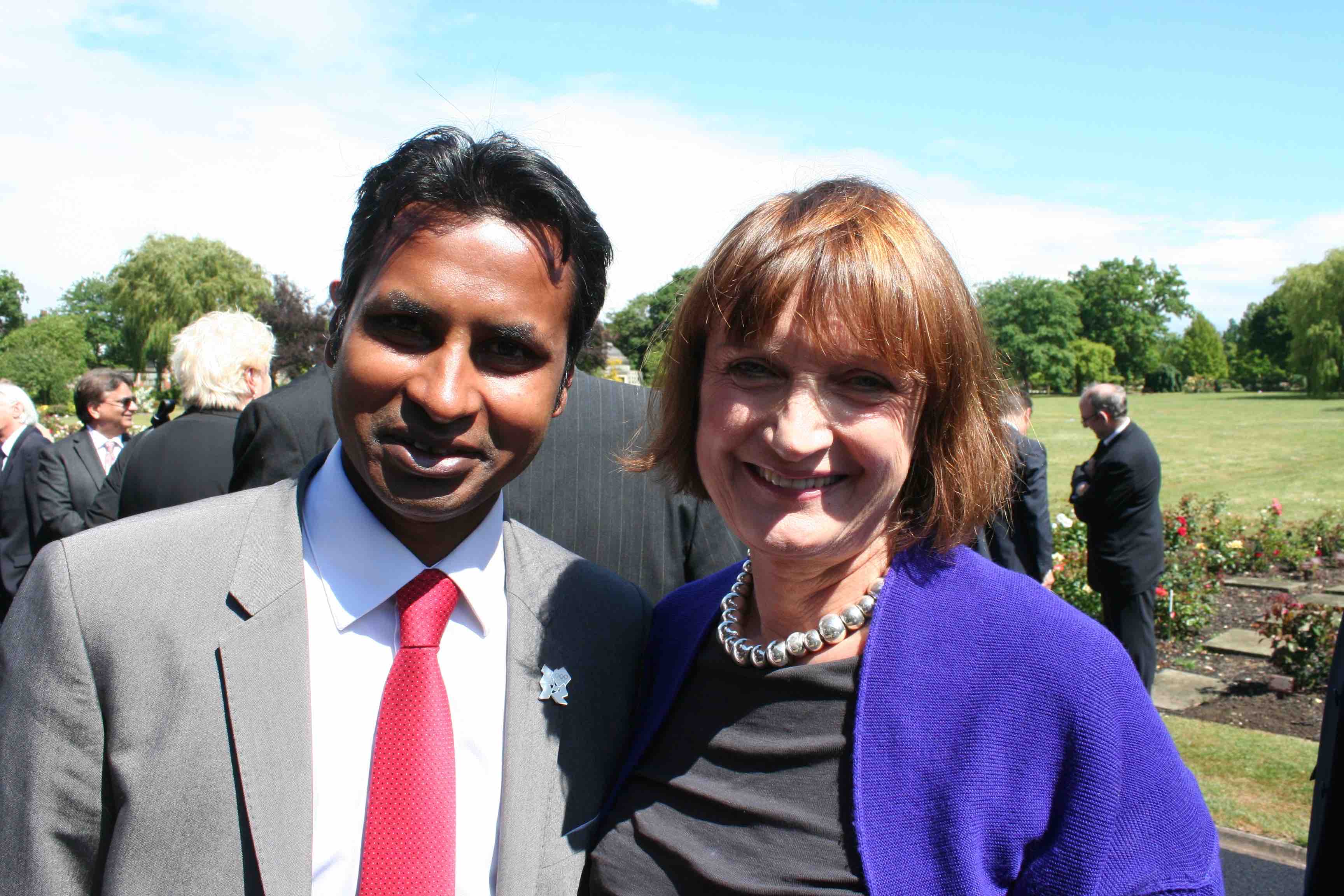 Nash Ali and Tessa Jowell