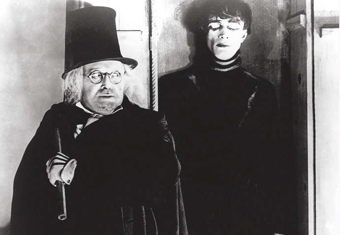 Organ fanfare in praise of Father Willis The Cabinet of Dr Caligari_Werner Krauss and Conrad Veidt (1920)