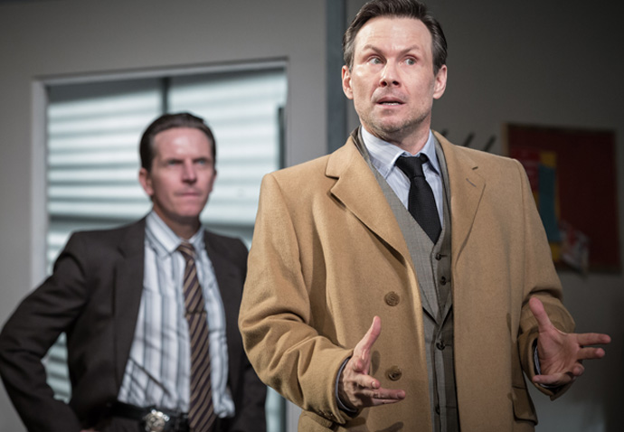 Review: Glengarry Glen Ross, at Playhouse Theatre Christian Slater_Glengarry Glen Ross-photo Marc Brenner