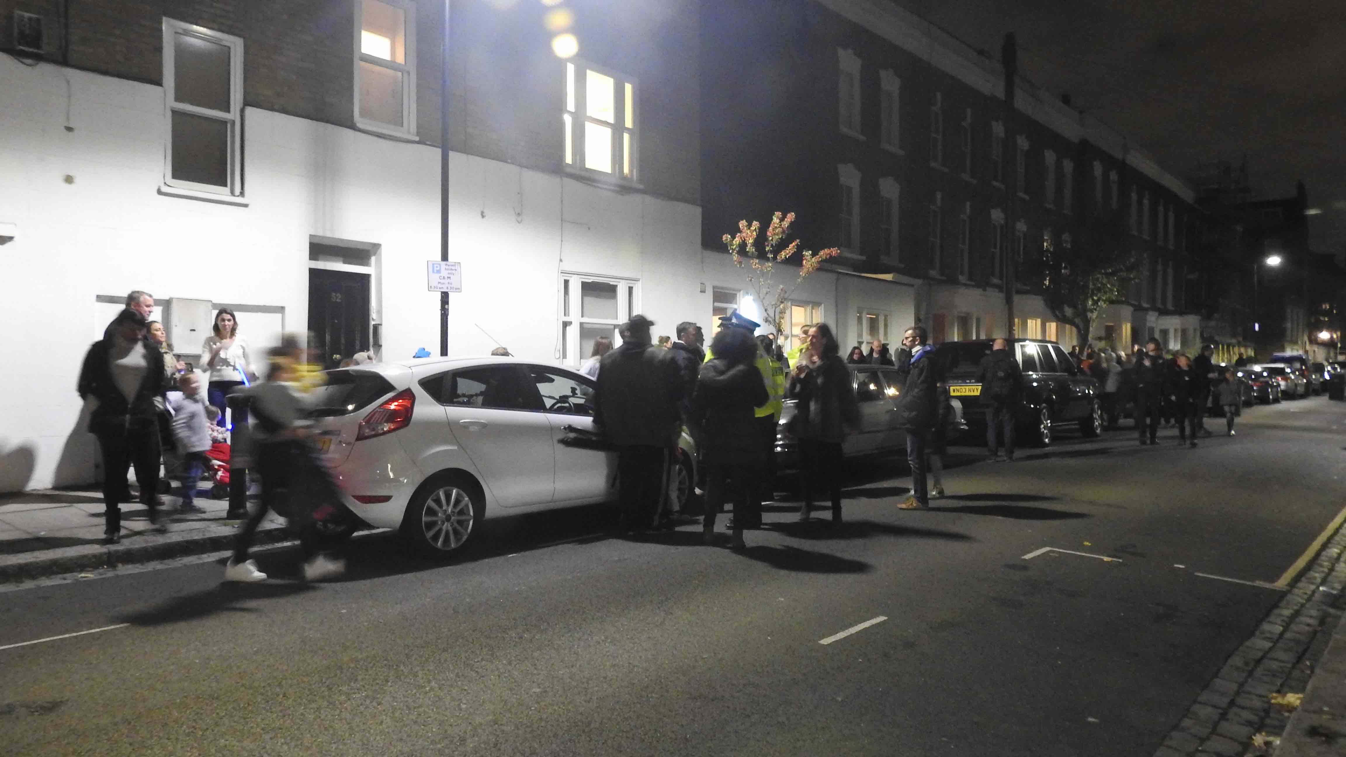 Police halt fireworks display held in street kentish town fireworks