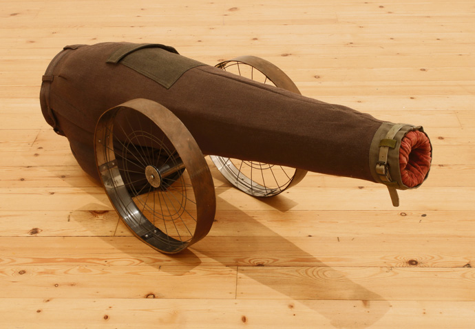Answers to Italian influences Estorick_Art Povera_Jo Stockham, Cannon