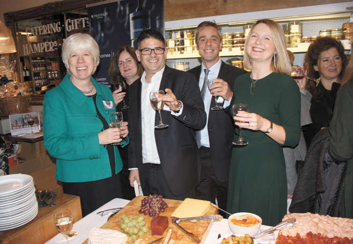 Funny who you meet at a lawyer’s party in a butcher’s Osbornes party