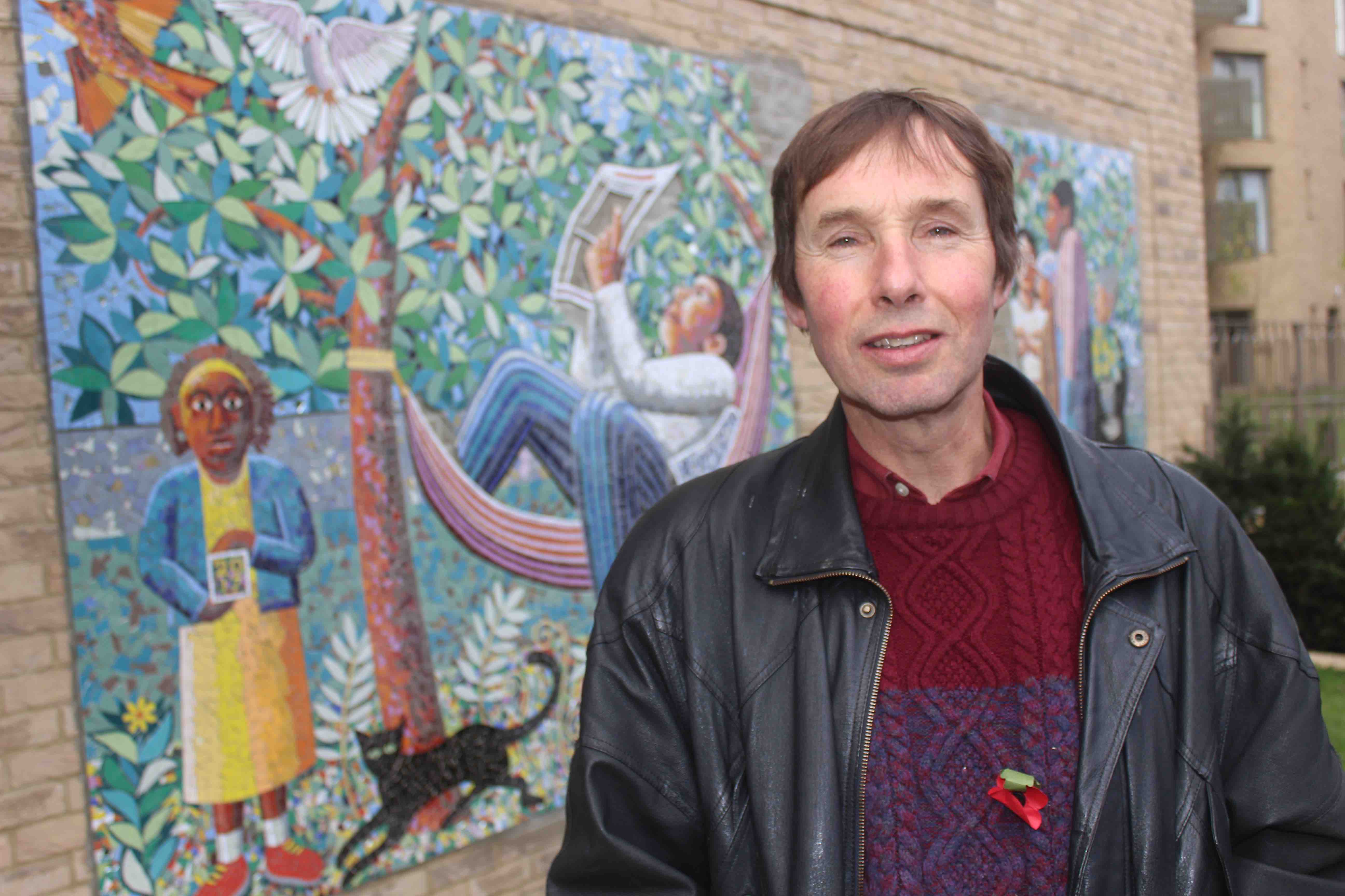 Lost mosaic returns from rubble at housing development fleetmuralJimAnderson