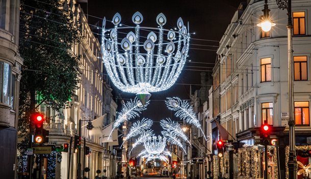 £1million spent on Bond Street Christmas lights Bond Street lights