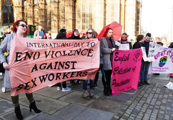 Sex workers protest