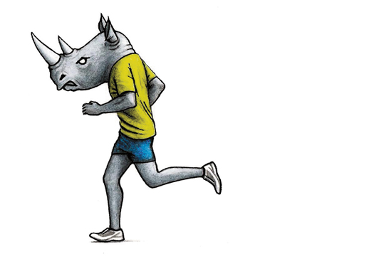 Jogger cartoon