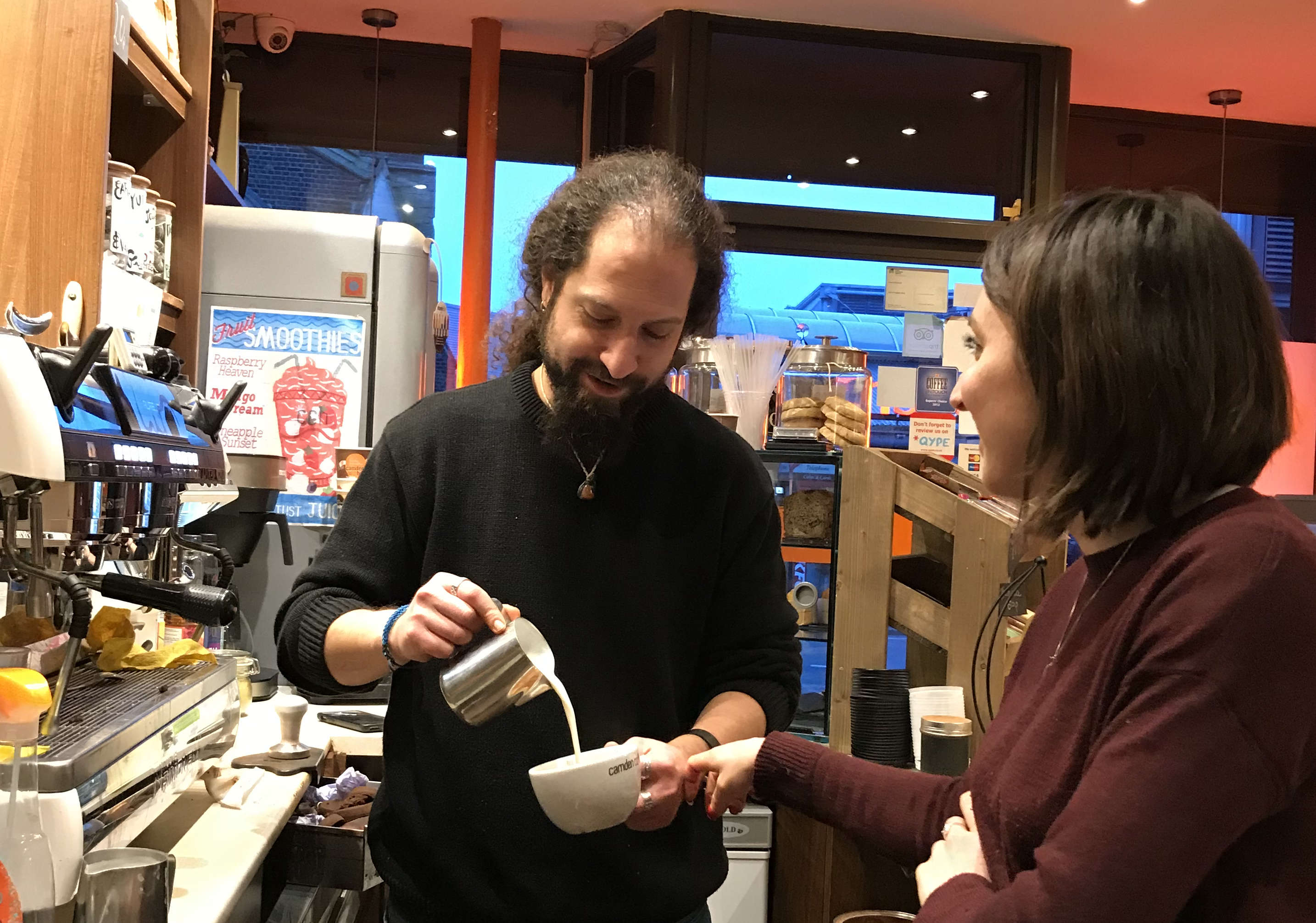 Independent coffee shops fear they will have to share cost of ‘latte levy’ with customers Camden Coffee House