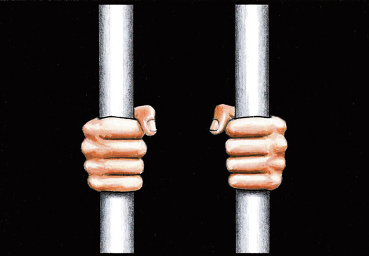 scaffolding prison cartoon