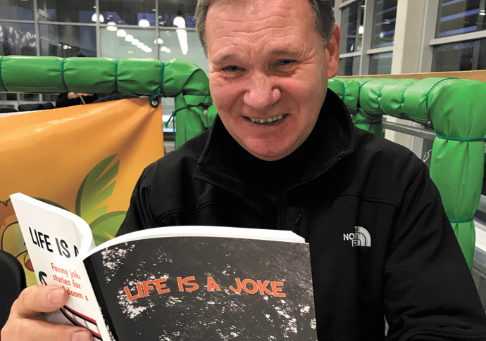 Funny old game! Wisey set to release book sequel Steve Wise cutout