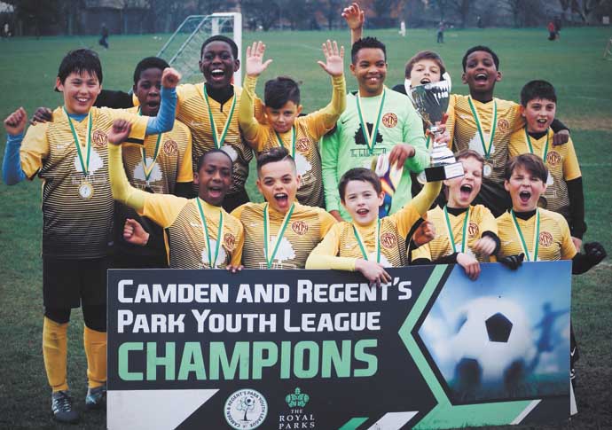 Town celebrate in style as league signs off for the summer Kentish Town U12s