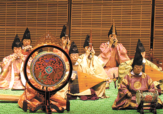 Around the world in two weeks in a symphony of cultures at the British Museum Ensemble Reigakusha_photo Mark Sohl