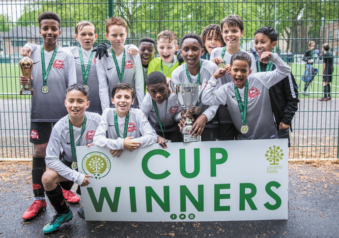 Goals galore as youth league season ends in silverware Camden Elite U12s