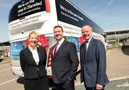 National Express boosts airport connections for flyers Stansted national express