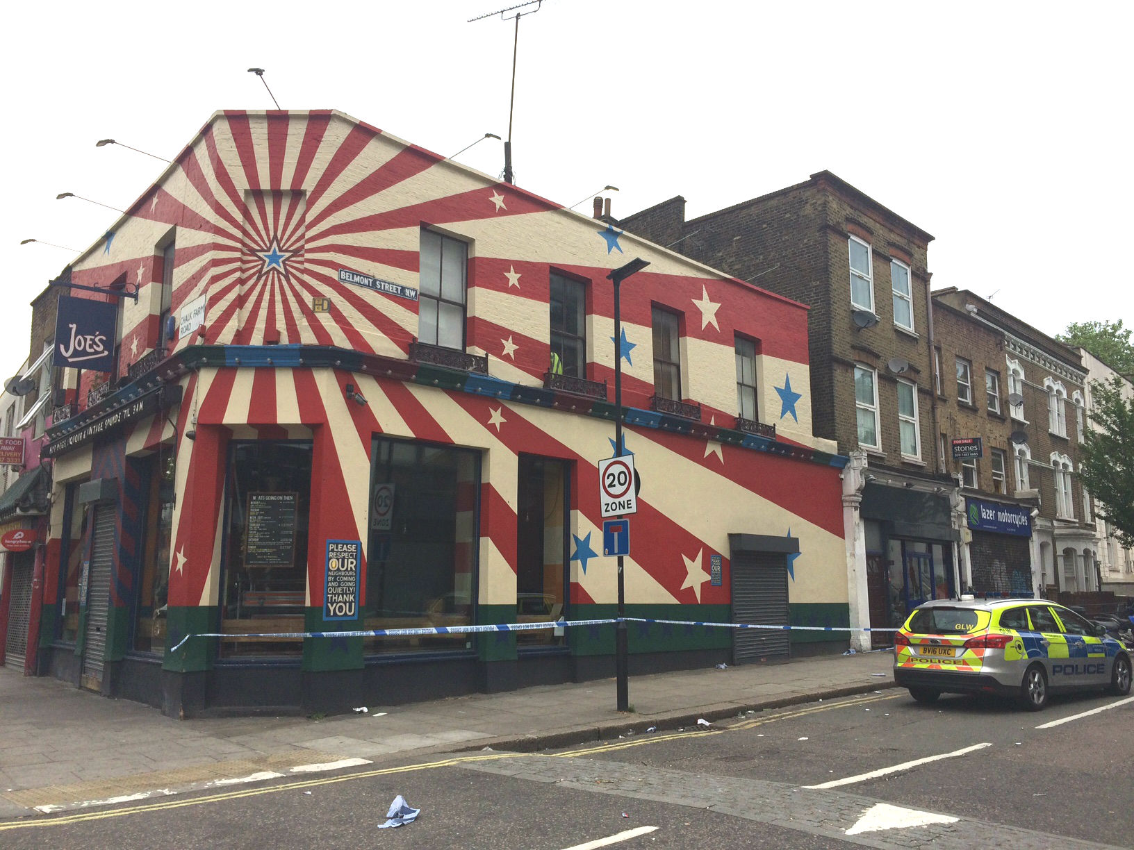 joes bar police incident