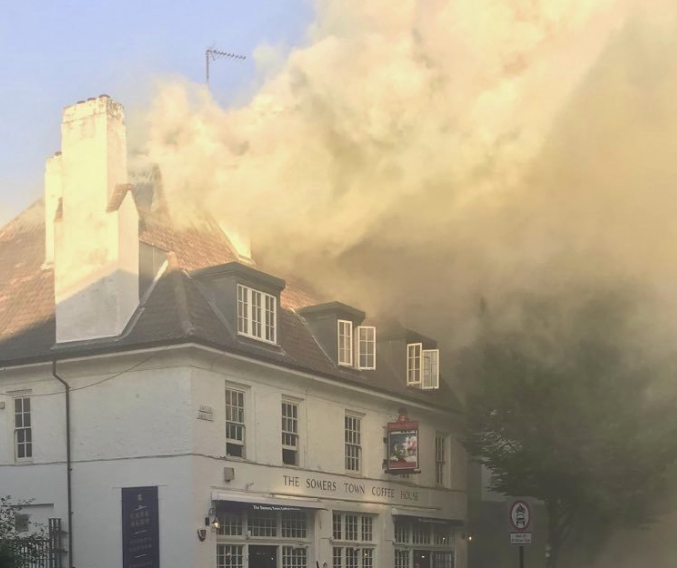 Somers Town London fire Brigade