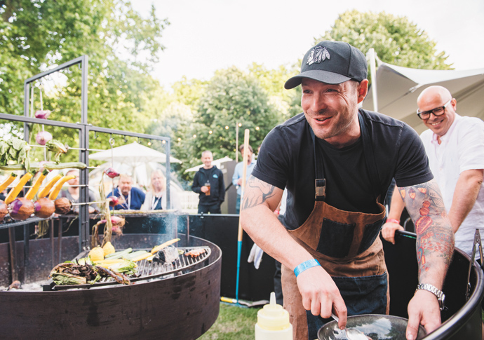 Regent’s Park: Suddenly the park is a frenzy of fine food Taste Of London Summer 2017