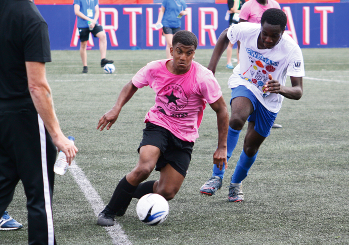 Joe’s spot on as Camden make Games history Caleb Adomako-Mensah new