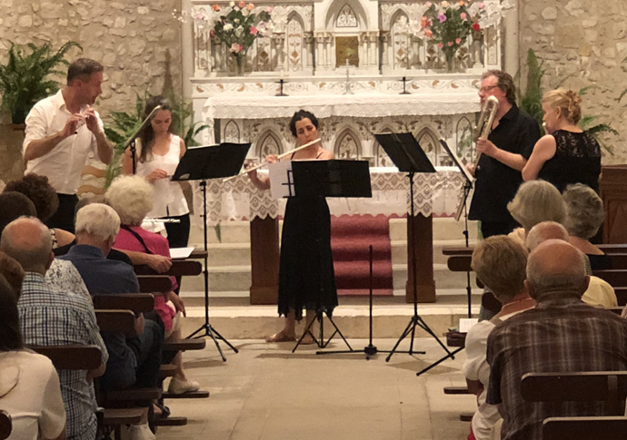 Dazzling Debussy: London Flute Quintet at St James’s Flute ThezacConcert28062018