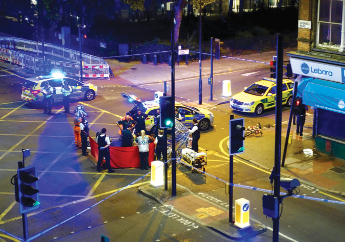 Goswell Road_cyclist death