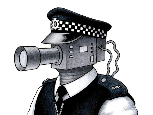 Speed Camera cartoon