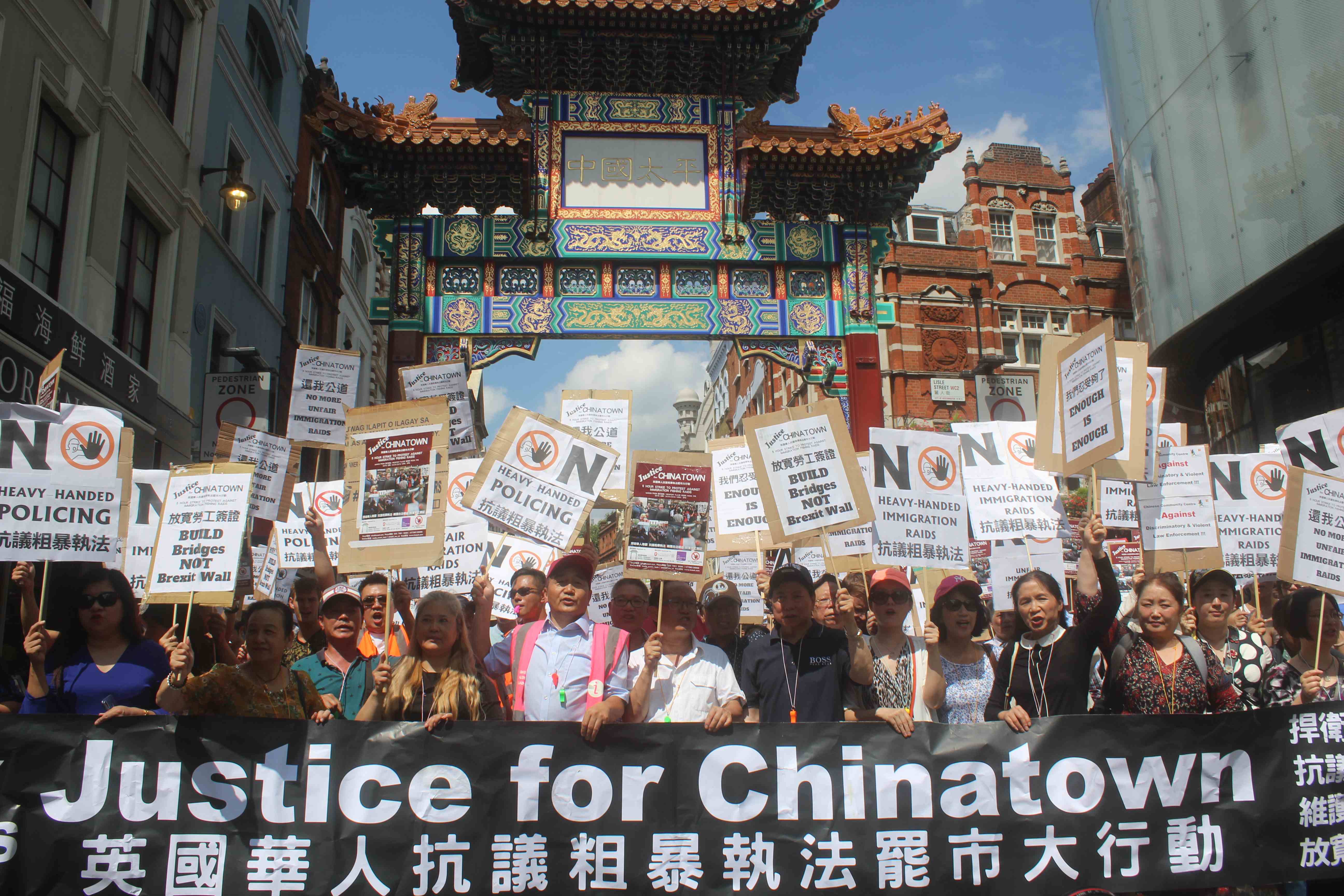 Chinatown is shut down for five-hour strike over immigration raids ...