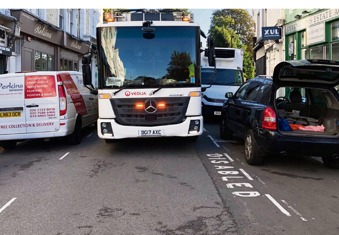 Belsize Lane narrow roads