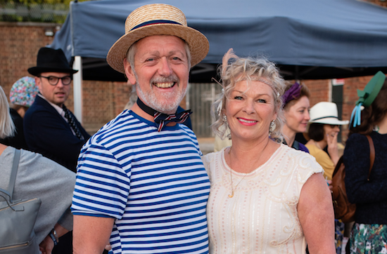 Pool party: Swimmers celebrate Parliament Hill Lido’s 80th birthday Ian and Jo Smith, Lido party