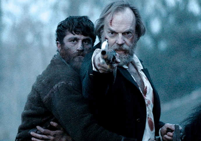 Black ’47: Revenge western in an Irish landscape Black 47_Hugo Weaving and James Frecheville cut out