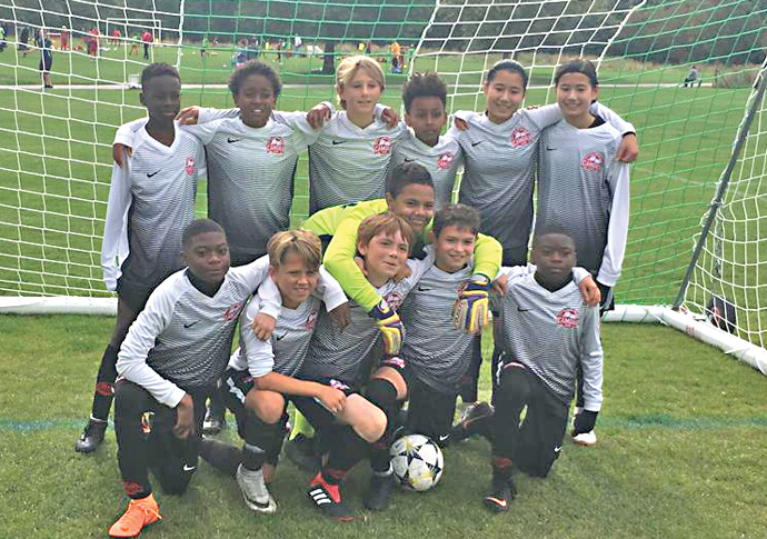 Talented youngsters back in action as the youth football season kicks off CamdenElite-U12s