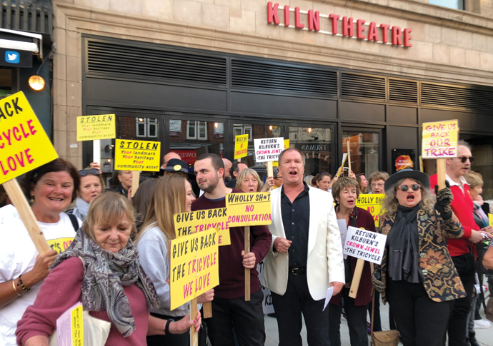 The name of the game is community Kiln_Tricycle Theatre campaigners 2