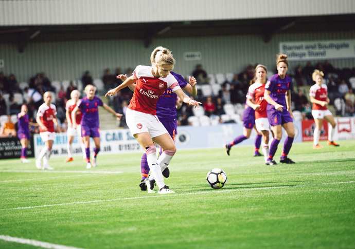 Five-star Gunners stun Liverpool WSL Arsenal v Liverpool Ladies - 09 Sep 2018
