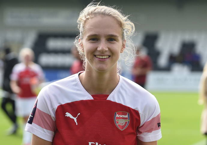 Arsenal’s Miedema hits another hat-trick WSL Arsenal v Liverpool Ladies - 09 Sep 2018