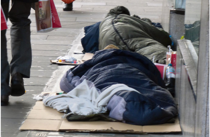 Coronavirus: Taskforce set up to help rough sleepers with nowhere to self-isolate Homeless-street