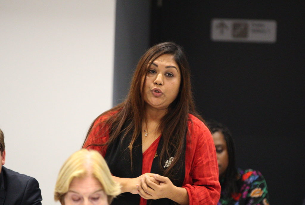 Camden to probe link between school exclusions and knife crime Samata Khatoon 2018 stock