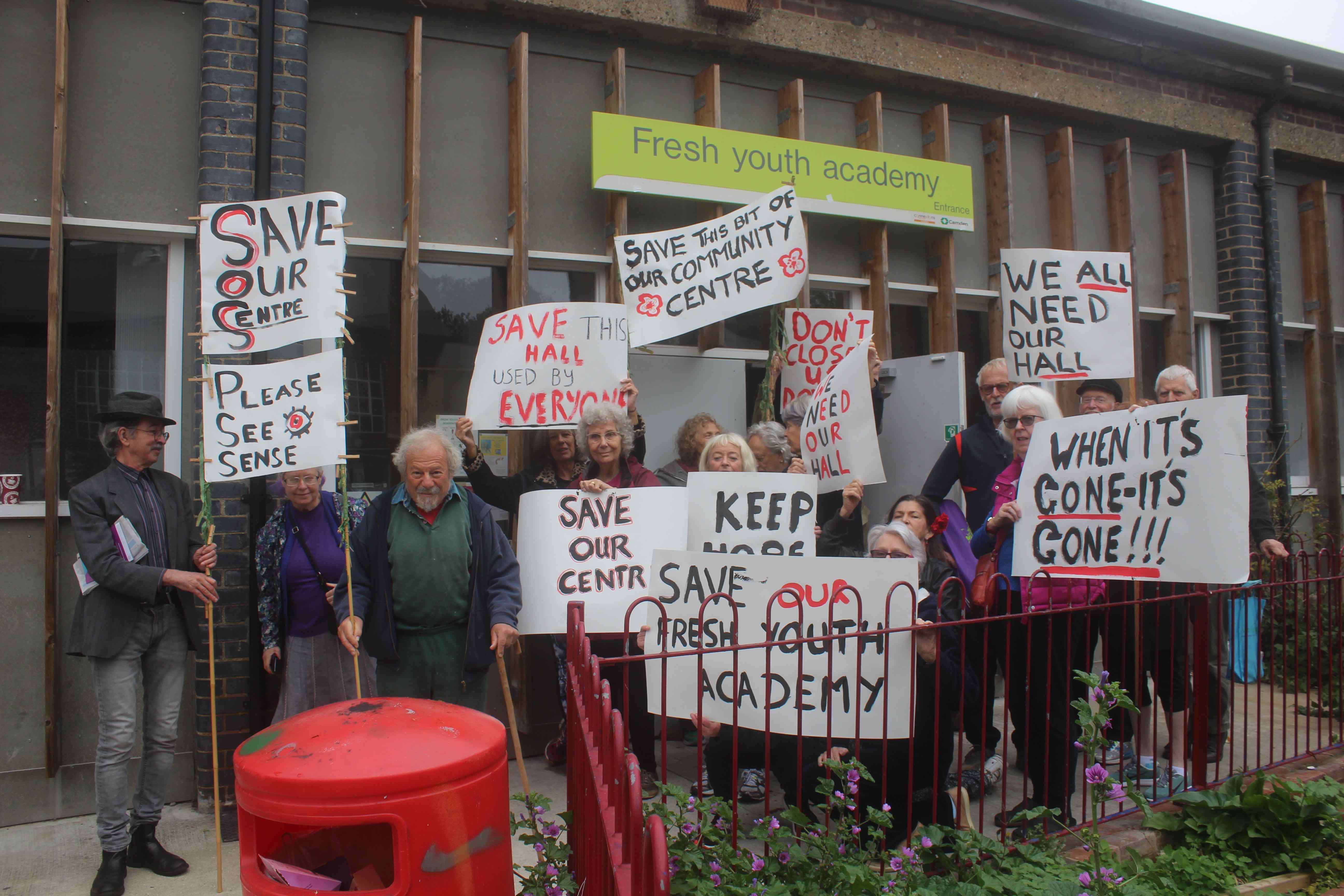 Highgate Newtown protesters