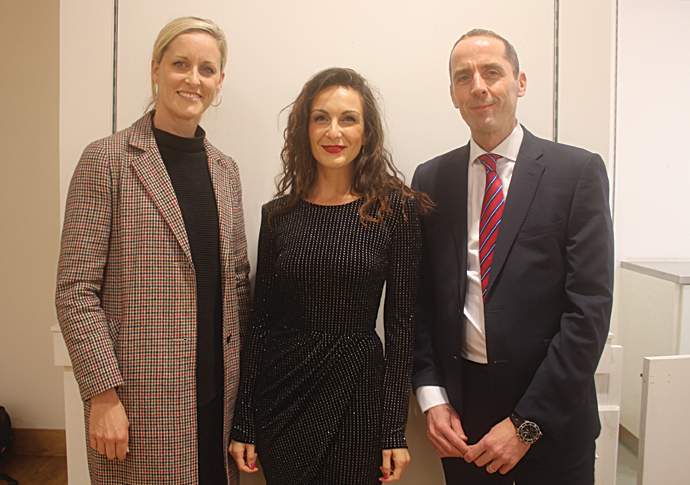 It’s looking bright at the Brunswick Alice Hammond event organiser Madalena Alberto and David Smith Asset Manager for the centre