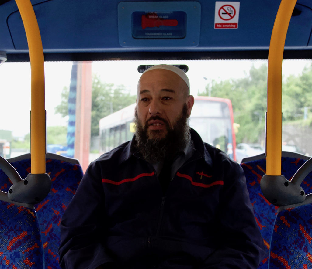 Is this London’s friendliest bus driver? ahmed serhani 214