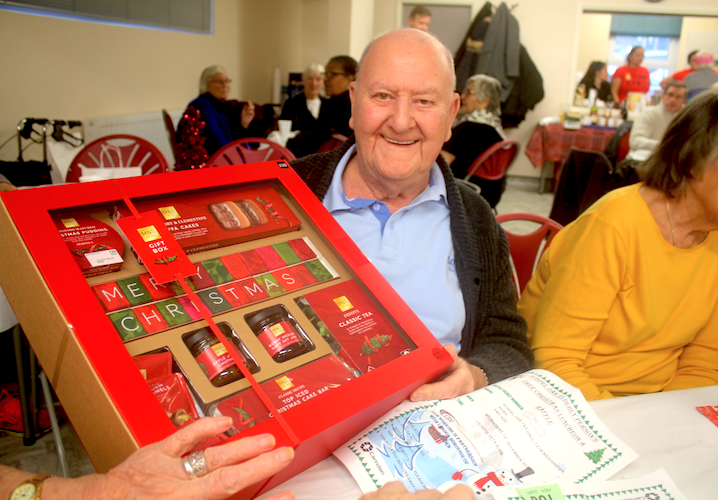 Tears of joy as our Christmas hampers are delivered RONALD DAVIES