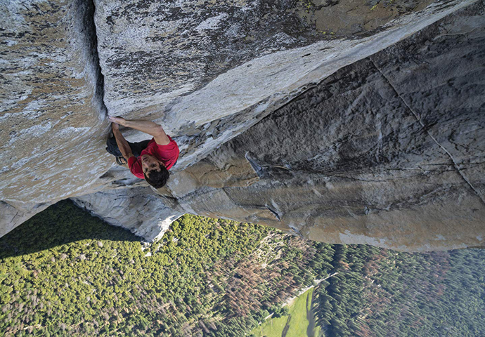 Alex Honnold in Free Solo