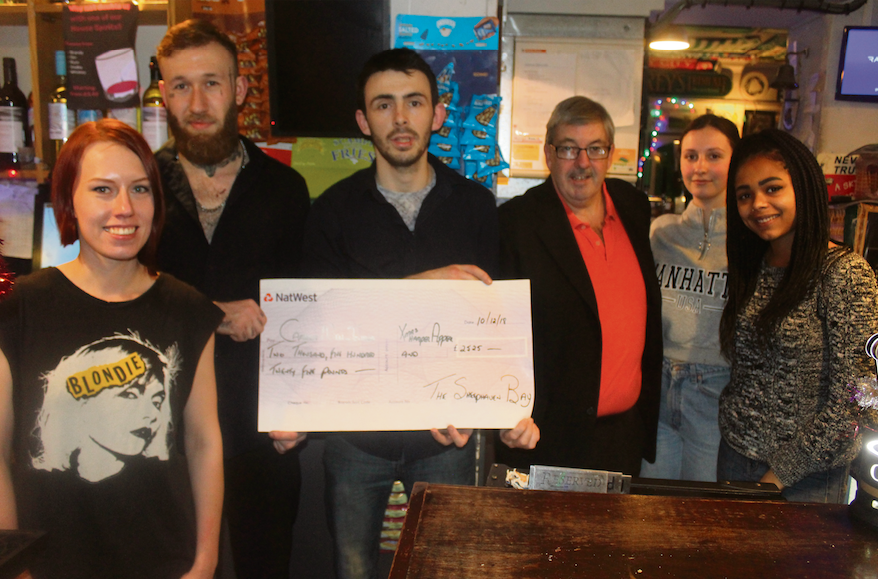 Thanks Pat! Sheephaven Bay pub raises more than £2,500 for hamper appeal sheephaven 2018-12-18 at 13.45.05 Thanks Pat