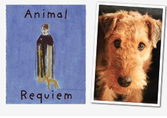 All creatures great and small celebrated in the world premiere of Animal Requiem Animal Requiem and dog