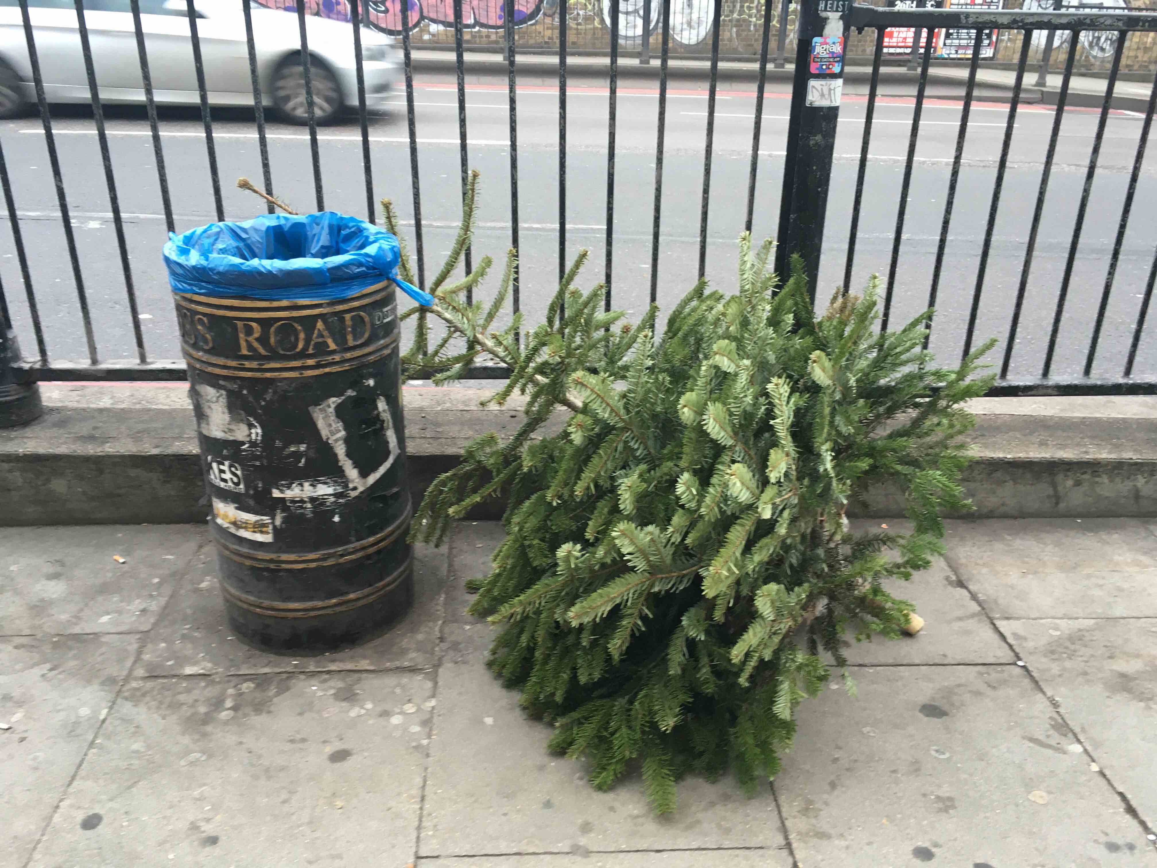 ‘Don’t flytip your Christmas tree’ warns Islington council Camden