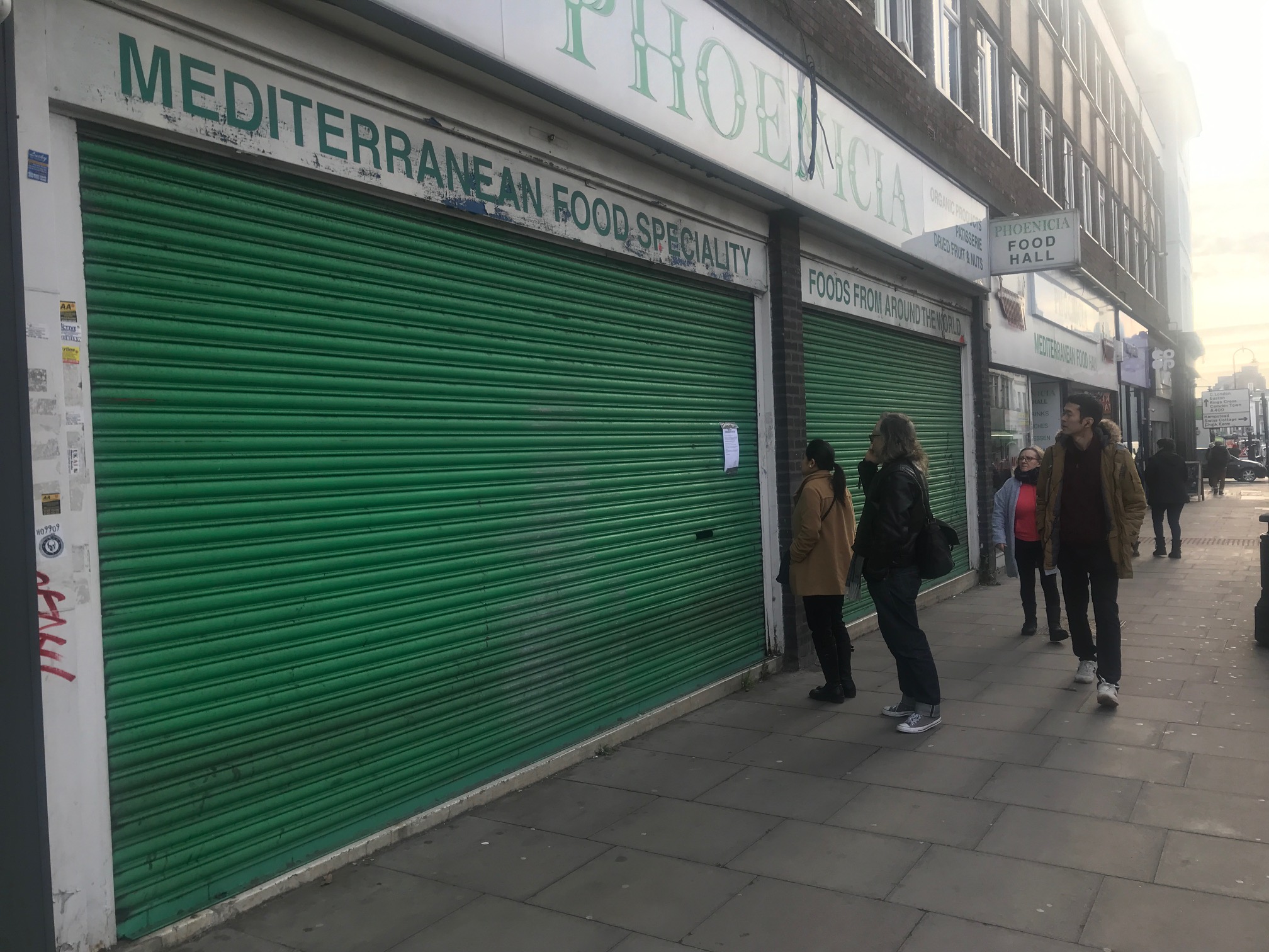 Fears for Phoenicia as bailiffs pull shutters down IMG_4098
