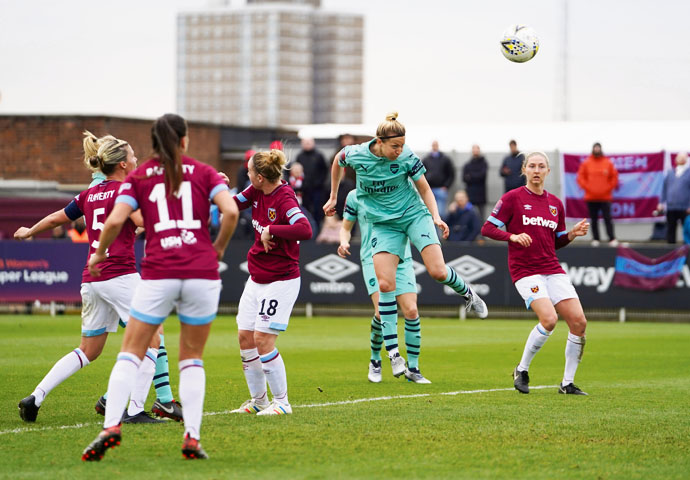 Hayes’ Chelsea set to test title-chasing Gunners West Ham United vs Arsenal Women