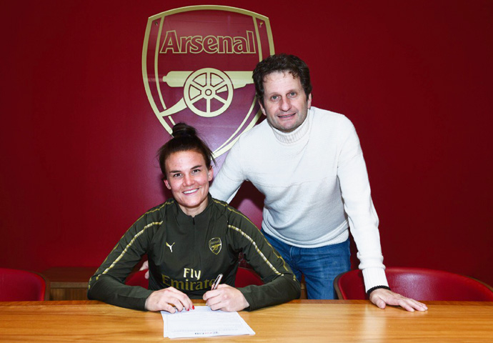 Veje signs! Danish winger joins Gunners Katrine Veje