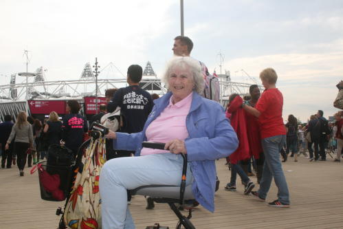 Nutty at Olympics