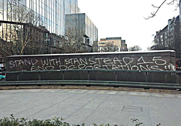 Stanstead 15 graffiti