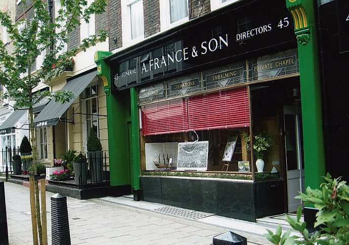 Funeral director: ‘There’s a lot of satisfaction in this job’ A France and Sons_Bloomsbury